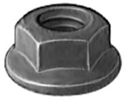 M8-1.25 HEX FLANGE NUT 17MM O.D.